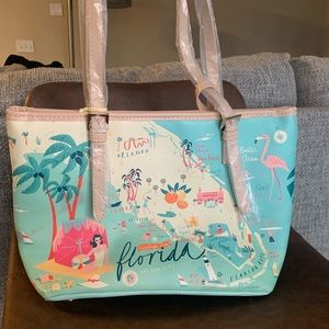 Spartina 449 Florida Tote Colorful Vibrant Preppy Coastal Girly NWT Medium Tote